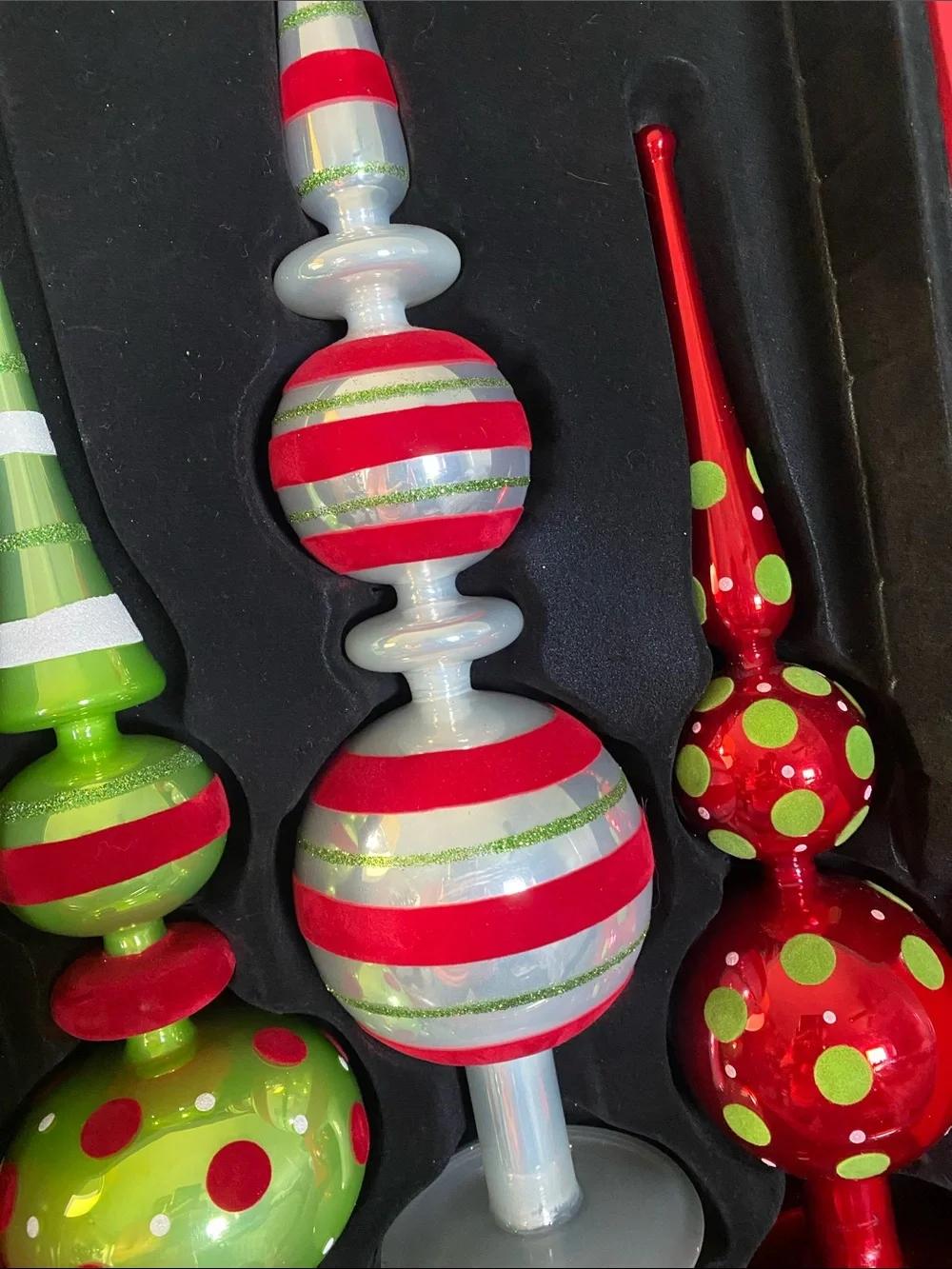 Vintage Sam's Club Glass Table Pieces Seasonal Decor Set of 3 WBox